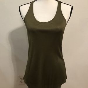 Rag and Bone Army Green T-Back Tank